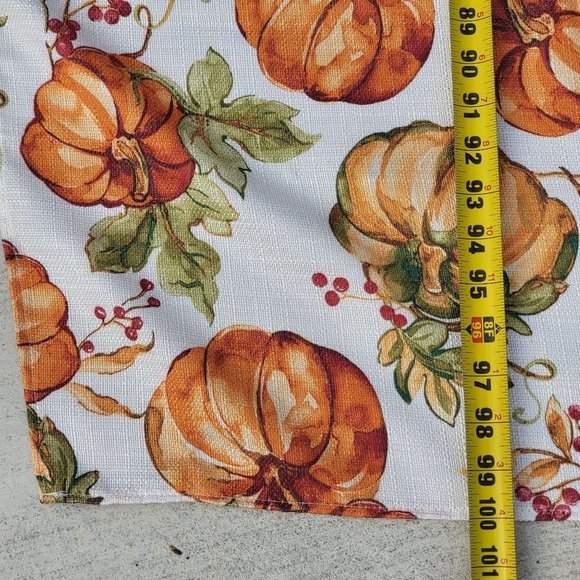 Autumn Harvest Fall Thanksgiving Pumpkin Tablecloth Table Cover Rectangle - Picture 7 of 15